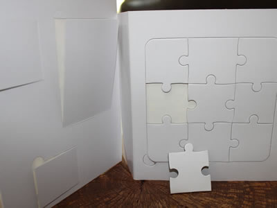Single Feeder Puzzle Gluing Machine
